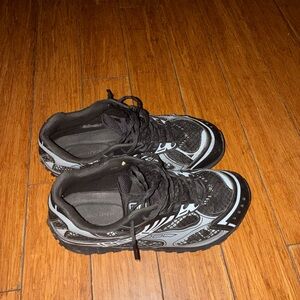 Bottega Veneta Black and Gray Athletic Shoes